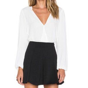 NWT Lovers and Friends x Revolve Vision Bodysuit White Size Large